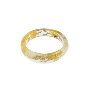 Bracelets en résine colorés et élégants, motifs floraux modelés à la main, pour la mode traditionnelle et contemporaine, Saint-Valentin/Fête des Mères, artisanat économique - Product Image 1