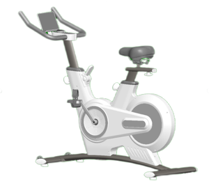Bicicletas de <span class=keywords><strong>Spinning</strong></span> Magnéticas Eléctricas de Grado Profesional para Gimnasio, <span class=keywords><strong>Bicicleta</strong></span> de <span class=keywords><strong>Spinning</strong></span> para Ejercicio en Interiores con Aplicación <span class=keywords><strong>Bluetooth</strong></span> - Product Image 2