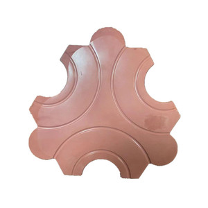 Precio de fábrica Moldes de pavimentadora de hormigón de plástico 400 Molde de bloque de pavimentadora de plástico Moldes de pavimentadora de hormigón de plástico 400*400mm - Product Image 4