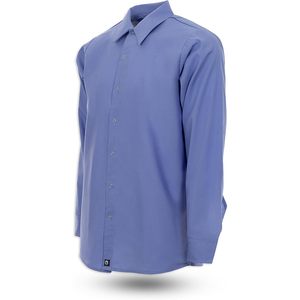 เสื้อเชิ้ตทำงานแขนยาวแบบมีกระดุมสำหรับผู้ชาย รุ่น S14 ผ้าฝ้าย 100% ชุดยูนิฟอร์มอุตสาหกรรม - Product Image 3