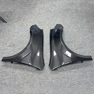 Pour Volkswagen <span class=keywords><strong>Golf</strong></span> 6 MK6 <span class=keywords><strong>GTI</strong></span> R20 2009-2013, ailes avant en fibre de carbone améliorées, pare-chocs de voiture, aérateur d'air, garde-boue, kit carrosserie - Product Image 3
