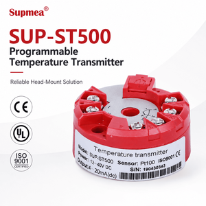 Mini capteur de température industriel <span class=keywords><strong>multipoint</strong></span> RS485 Modbus, transmetteur de température haute précision avec compensation de jonction froide - Product Image 1
