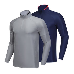 Camisa de manga larga para hombre de malla transpirable de tacto suave para entrenamiento cruzado con tela elástica de 4 vías - Product Image 6