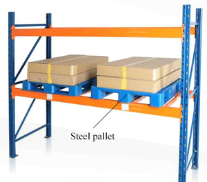 Factory Wholesale good Shelf Steel Pallet Iron Pallet Storage steel Pallet box