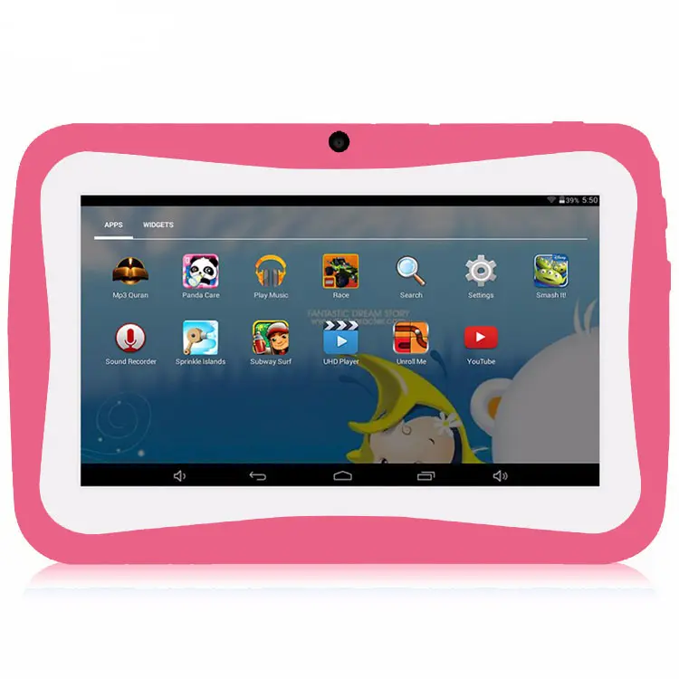 Tablettes pour enfants les moins chères 7 pouces Android Tablettes éducatives d'apprentissage pour enfants Logiciel pour enfants Jeu éducatif Tablette PC