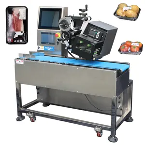 Factory Line Dynamic Checkweigher Labeling Machine Automatic Label Equipment Sticker Label Machine For Food