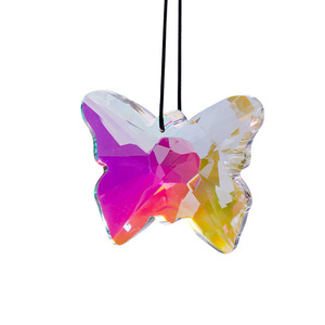 Figura de Mariposa Voladora de Cristal, Adorno de Cristal, Atrapasueños de Cristal con Efecto Arcoíris, para Colección o Regalo - Product Image 4