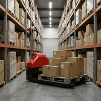 Transpalette Électrique YCMG 1,5 Tonne à Recharge Rapide avec Batterie au Lithium pour Logistique d'Entrepôt en Allées Étroites