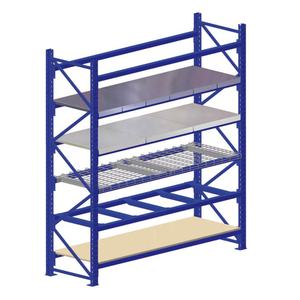 Entrepôt Rayonnage à palettes de haute qualité avec terrasse en treillis métallique Étagère de rangement robuste - Product Image 2