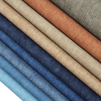Cuir PU microfibre personnalisé épais de 1,0 mm avec tissu en daim extensible gaufré pour chaussures, sacs et vêtements