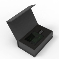 Flacon de parfum en verre OEM Fairy FR-D-1 vert de haute qualité, vide, 50 ml, avec boîte cadeau, vaporisateur et impression sérigraphique