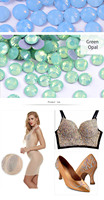 Vente en gros Top Qualité AB Couleur Flatback Fer sur Transfert Applique Hotfix Verre Cristal Strass pour Chaussures Sacs DIY