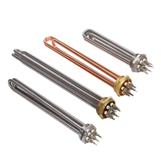 Water Immersion Heater Flange Electric Heater Water Tank Heating Tube For Petroleum Chemical Industry