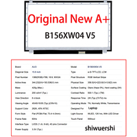 شاشة LCD مقاس 15.6 بوصة بدقة 1366×768 وتردد 60 هرتز طراز B156XW04 V6 B156XW04 V0 B156XW04 V1 B156XW04 V5 B156XW04 V7 B156XW04 V8 LTN156AT24 - الأكثر مبيعًا