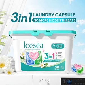 Cápsulas de Lavandería 3 en 1 de Marca Privada con 50%-80% de Ingredientes Activos OEM/ODM - Product Image 1