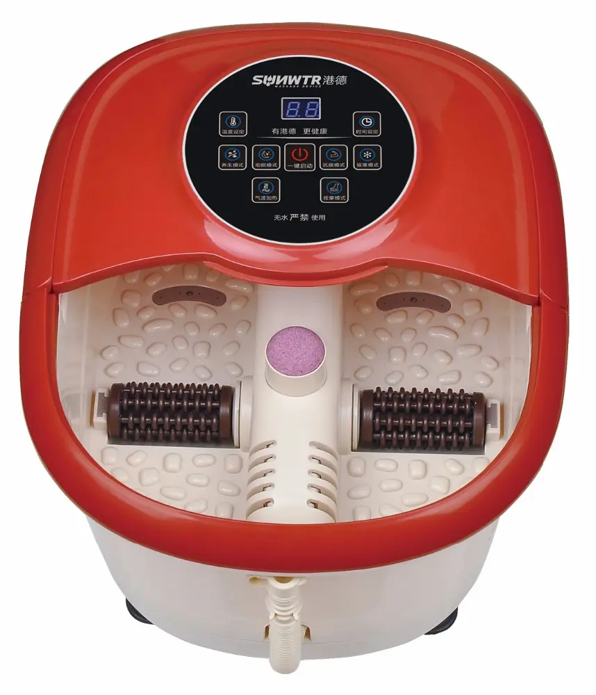 SUNWTR 2 motorized rolling foot spa massager machine