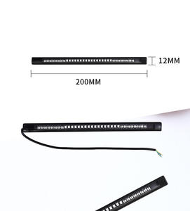 <span class=keywords><strong>Bande</strong></span> de clignotant <span class=keywords><strong>LED</strong></span> universelle 48SMD pour <span class=keywords><strong>moto</strong></span>, barre lumineuse flexible étanche personnalisée - Product Image 4