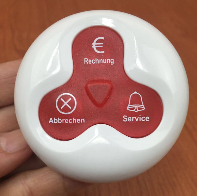 table service call button