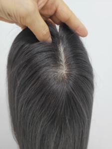 Perruque toupet en cheveux humains à clipser de 12 pouces, mi-longue et droite, légère et respirante, WIGTS, design premium, couleurs naturelles, livraison rapide - Product Image 5