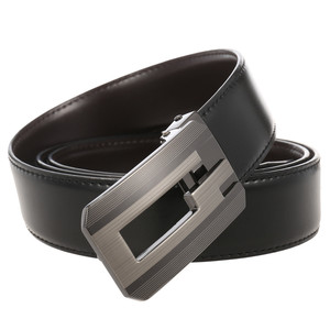 LQbelt Nuovo <span class=keywords><strong>G</strong></span> Cinture Mens Piastra Liscia Fibbia Della <span class=keywords><strong>Cintura</strong></span> <span class=keywords><strong>Con</strong></span> Fori In Pelle Cinture Per Gli Uomini del Commercio All'ingrosso Su Ordinazione OEM di Fabbrica - Product Image 3