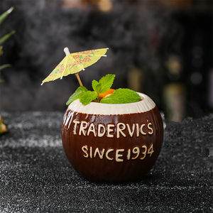 Creativo Hawaii Bar Dios estatua cóctel TIKI taza Bebidas frías mezcla divertida copa de vino DIY batido taza contenedor de cerámica - Product Image 2