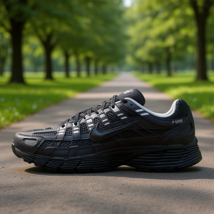 รองเท้าวิ่ง Nike P 6000 สำหรับผู้ชาย สีดำ หน้าผ้าตาข่าย พื้นรองเท้าด้านนอกทำจากยาง พื้นรองเท้าชั้นกลาง EVA แบบสปริง - Product Image 2
