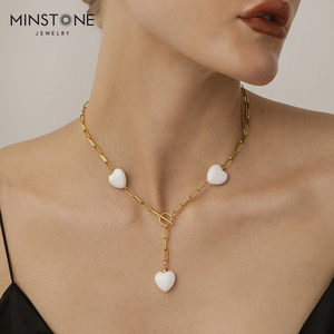 Collier victorien en en perles naturelles plaquées platine, bijoux commémoraux de haute qualité en laiton et métal, à la mode, nouvelle collection 2022 - Product Image 5