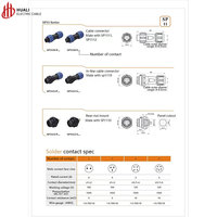 Weipu Industrial SP1111/S Connecteurs circulaires 2-5 broches SP Type d'amarrage Prise femelle pour usage industriel