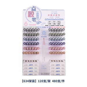 Pena Lem Titik Lucu dan Menyenangkan, Perekat Cair Berkapasitas Tinggi yang Cepat Kering dan Berwarna-warni untuk DIY yang Praktis, Jurnal, Kantor, dan Pelajar 6pcs - Product Image 6