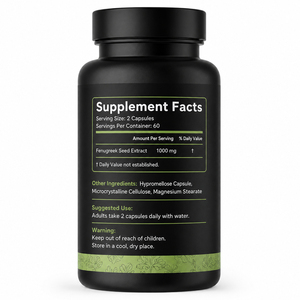 Nouvelles capsules de fenugrec, complément alimentaire pour adultes, soutien immunitaire, énergie, digestion - Product Image 6