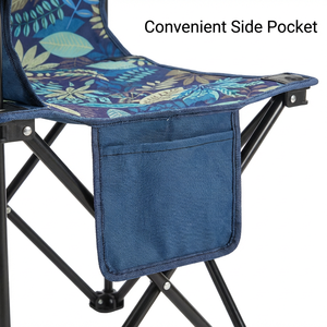 Chaise de camping pliable légère avec dossier, tabouret portable pour jardin, plage, pêche, chasse - Product Image 3