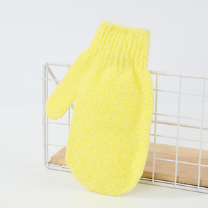 Chứng Nhận Thân Thiện Với Môi Năm Ngón Tay Găng Tay Găng Tay Tắm Pro-Da Nylon Scrubber Dày Hàng Ngày Trở Lại Khăn Cơ Thể Tẩy Tế Bào Chết Bàn Chải Spa Sử Dụng - Product Image 6
