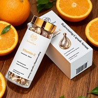 Sérum Visage en Capsules à Marque Blanche Vitamine C Rétinol Niacinamide Éclaircissant Raffermissant Anti-Âge Lissant Rides