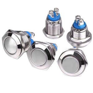 2025 nóng bán thép không gỉ nhựa LED momentary <span class=keywords><strong>push</strong></span> <span class=keywords><strong>button</strong></span> chuyển tự khóa 250V Max <span class=keywords><strong>Push</strong></span>-to-Moment kiểm soát 16mm 22mm - Product Image 6