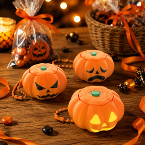 Vashine Llavero Sensorial Antiestrés de Calabaza de Halloween Impreso en 3D con Interruptor Mecánico, Juguete Decorativo - Product Image 4