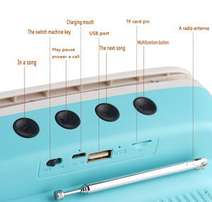 Loa Không Dây Cầm Tay Mini FUGN 5W, Với Đầu Vào Thẻ TF, Ngân Hàng Điện, Đài FM, Giá Đỡ Điện Thoại Di Động, Có Thể Trở Thành TV Cổ Điển - Product Image 4
