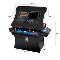 Mesin Meja Koktail Game Arcade Multi 2 Pemain Garansi 1 Tahun Bahasa Inggris