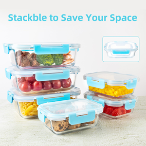 <b>Kitchen</b> Pantry Food <b>Storage</b> and Container Glass Food <b>Storage</b> Container With Stainless Steel Lid - Product Image 5