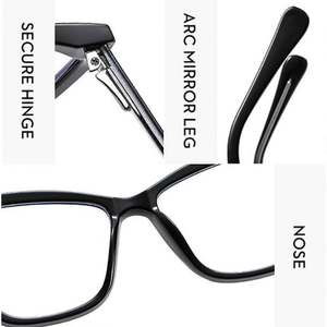 Lunettes optiques tendance pour femmes 2023, montures de lunettes de soleil anti-lumière bleue TR90, style œil de chat pour femmes - Product Image 6