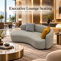 Canapé de salon d'hôtel moderne pour suite présidentielle, chambre d'hôtesse d'hôtel, mobilier d'accueil personnalisé