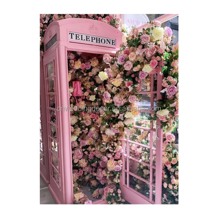 Decoración de boda, cabina telefónica estilo londinense, gran oferta