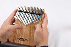 Kalimba Gecko K17CAP di Alta Qualità, 17 Tasti, Prezzo all'Ingrosso, Tono B, Kalimba in Legno di Canfora con Denti in Acciaio, Pianoforte a Pollice - Product Image 6