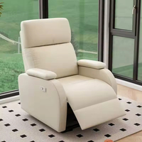 Fauteuil inclinable vert clair pour bureau à domicile Dossier réglable et repose-pieds pour tables de massage