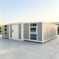 Maison préfabriquée pliable extensible, conteneur étanche, mini-cabane modulaire extensible pour usage résidentiel, bureau ou villa