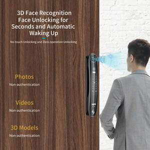 Xsdts 3D khuôn mặt ID thông minh cửa khóa an ninh Máy ảnh màn hình thông minh vân tay mật khẩu Key mở khóa - Product Image 3