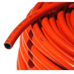 JG-manguera Flexible de Gas GLP de PVC trenzado de alta calidad, manguera de Gas de PVC suave de baja presión, tubo de Gas GLP de plástico de propano