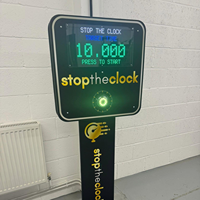 Machine de jeu de défi de chronométrage commercial, jeu interactif de réaction avec chronomètre pour la location d'événements, l'activation de marque et les fêtes d'entreprise