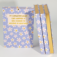 Fabricant professionnel Planificateur personnalisé Impression Carnet de journal à couverture rigide avec bord pulvérisé