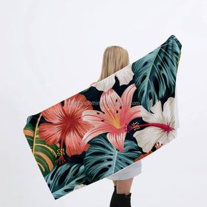 ผ้าเช็ดตัวชายหาดไมโครไฟเบอร์บางพิเศษแบบใช้แล้วทิ้ง พิมพ์ลาย แห้งเร็ว ขนาด 70x150 ซม. ใช้ได้ทุกฤดู พร้อมโลโก้สั่งทำสำหรับผู้หญิง - Product Image 6