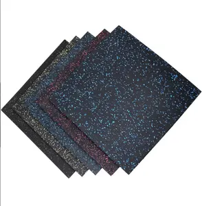 High Quality Unisex EPDM Rubber Gym Floor Protection Mat Durable Anti-Slip Design for Fitness Center and Playground Use